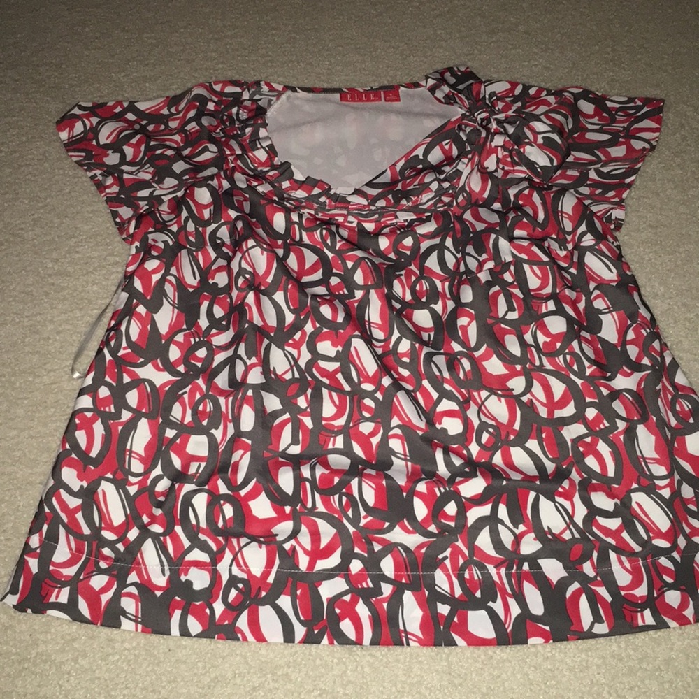 Beautiful EUC silk like blouse - Size S